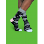Мужские цветные носки ромбы 3