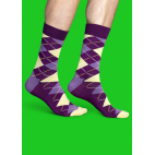 Мужские цветные носки ромбы 5