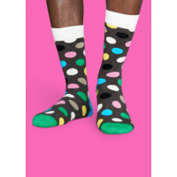Мужские цветные носки горошек 1