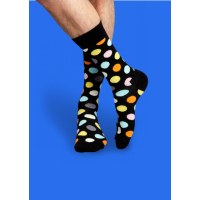 Мужские цветные носки горошек 13