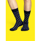 Мужские цветные носки горошек 17