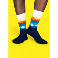 Мужские цветные носки ромбы 10