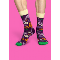 Мужские цветные носки цветы 3