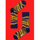 Мужские цветные носки зебра 1