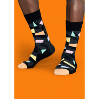 Мужские цветные носки мозайка 1