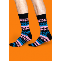 Мужские цветные носки зигзаги 2