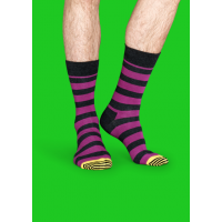 Мужские цветные носки в полоску 4