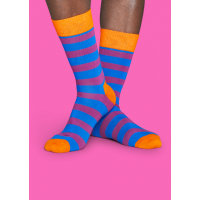 Мужские цветные носки в полоску 6