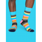 Мужские цветные носки в полоску 11