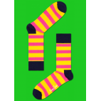 Мужские цветные носки в полоску 12