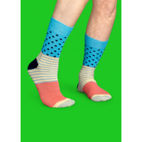 Мужские цветные носки комбинированные 8